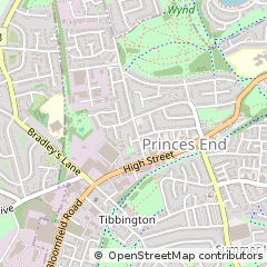 Map of Tipton, West Midlands