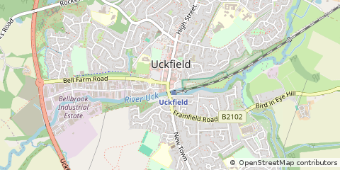 Map of Uckfield