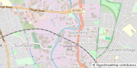Map of Hull, East Yorkshire
