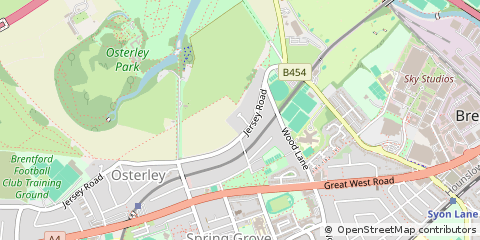 Map of Isleworth, Middlesex