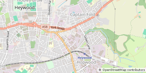 Map of Heywood