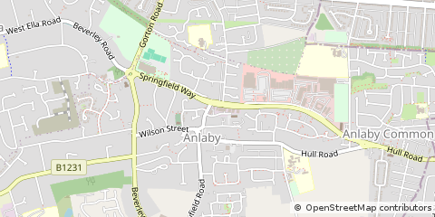Map of Hull, East Yorkshire