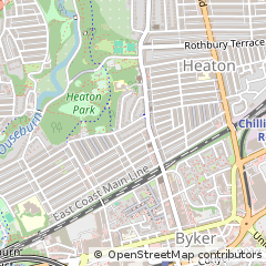 Map of Newcastle Upon Tyne