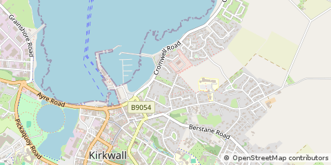 Map of Kirkwall, Orkney