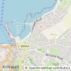 Map of Kirkwall, Orkney