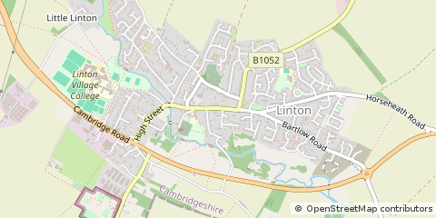 Map of Cambridge, Cambridgeshire
