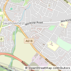 Map of Sheffield