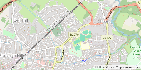 Map of Petersfield, Hampshire