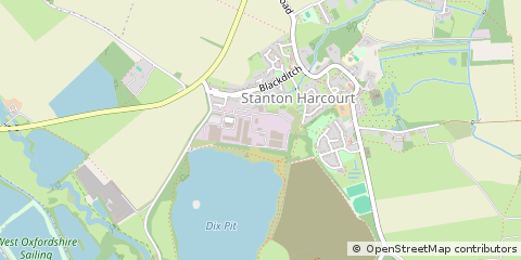 Map of Witney, Oxon