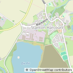 Map of Witney, Oxon