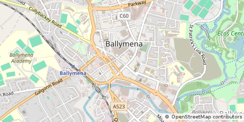 Map of Co Antrim