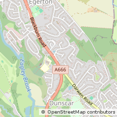 Map of Bolton, Lancs