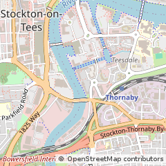 Map of Stockton-on-Tees
