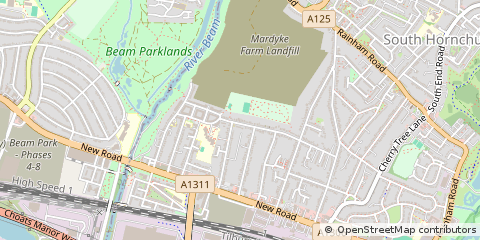 Map of Rainham