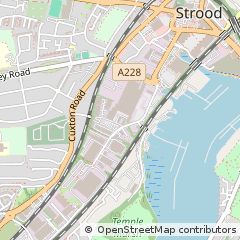 Map of Strood, Kent