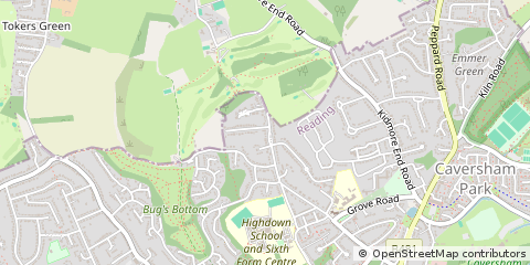Map of Reading