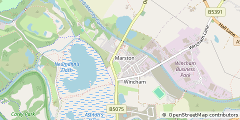 Map of Northwich