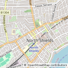 Map of North Shields