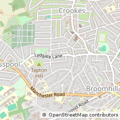 Map of Sheffield