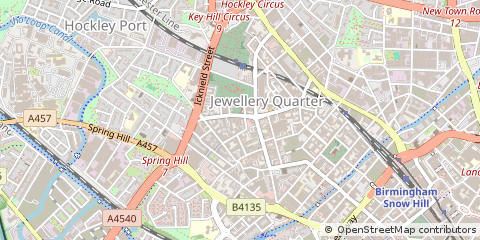 Map of Birmingham, West Midlands