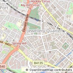 Map of Birmingham, West Midlands