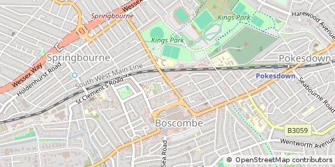 Map of Bournemouth