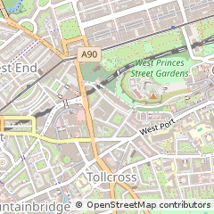 Map of Edinburgh, Midlothian