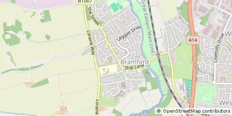 Map of Ipswich