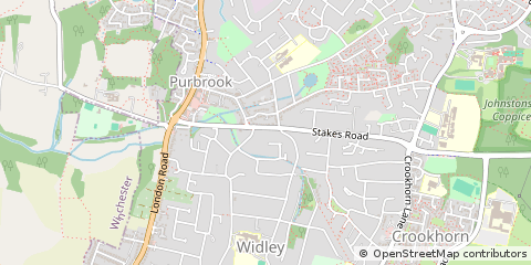 Map of Waterlooville, Hampshire