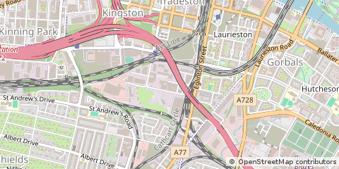 Map of Glasgow