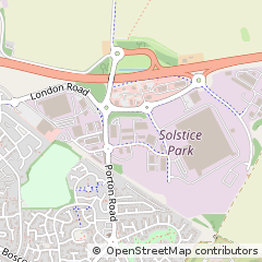 Map of Amesbury, Wiltshire