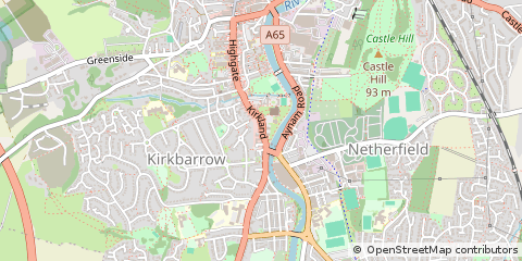 Map of Kendal, Cumbria
