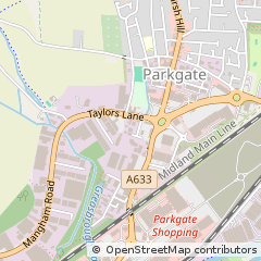 Map of Parkgate, Rotherham