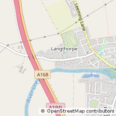 Map of Boroughbridge, York