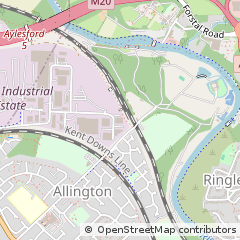 Map of Maidston, Kent