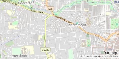 Map of Darlington