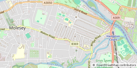 Map of Surrey