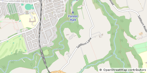 Map of Saltburn-by-the-SEA, Cleveland