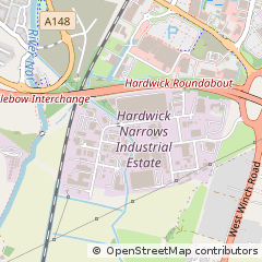 Map of Kings Lynn, Norfolk