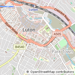 Map of Luton