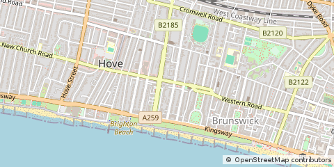 Map of Hove