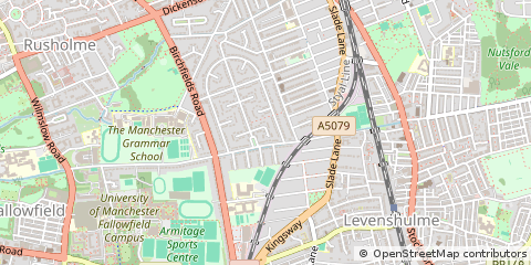 Map of Manchester