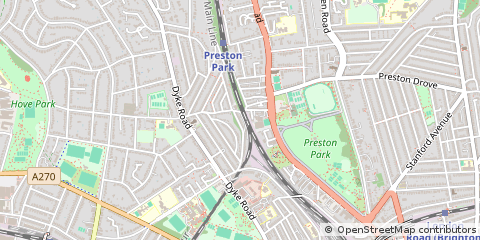 Map of Brighton, East Sussex