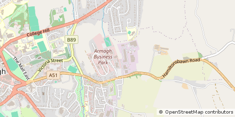 Map of Armagh, County Armagh
