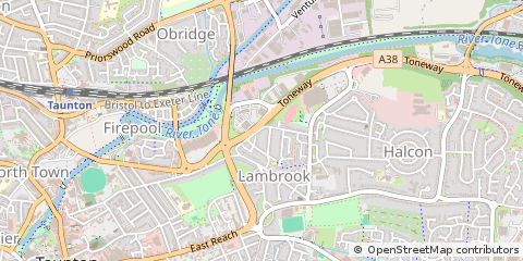 Map of Taunton