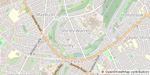 Map of Southampton