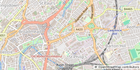 Map of Bristol
