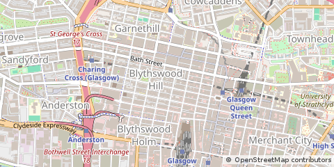 Map of Glasgow