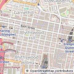 Map of Glasgow