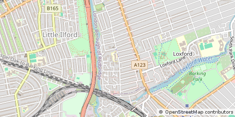 Map of Ilford